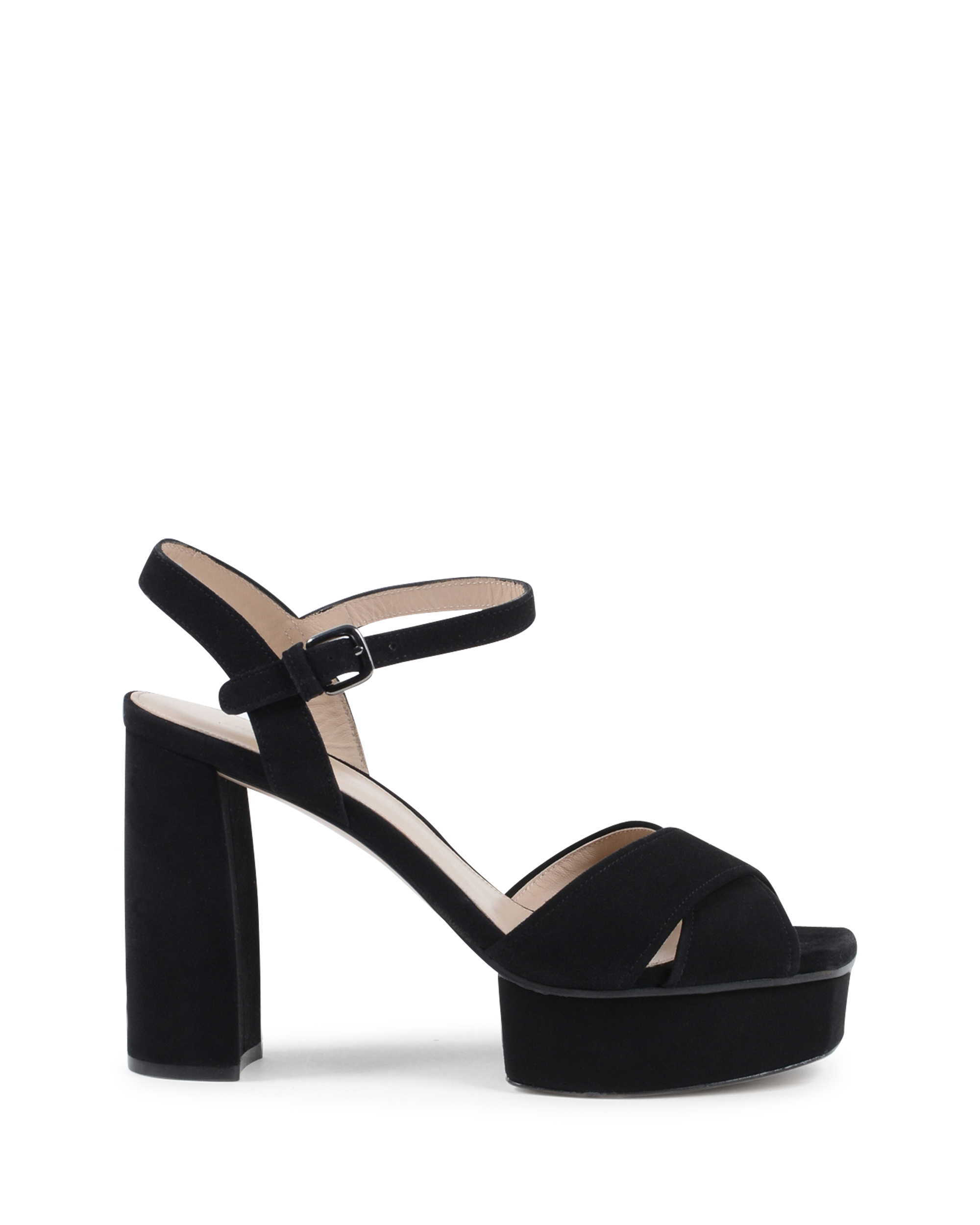 Sandalo da donna Stuart Weitzman nero EXPOSED