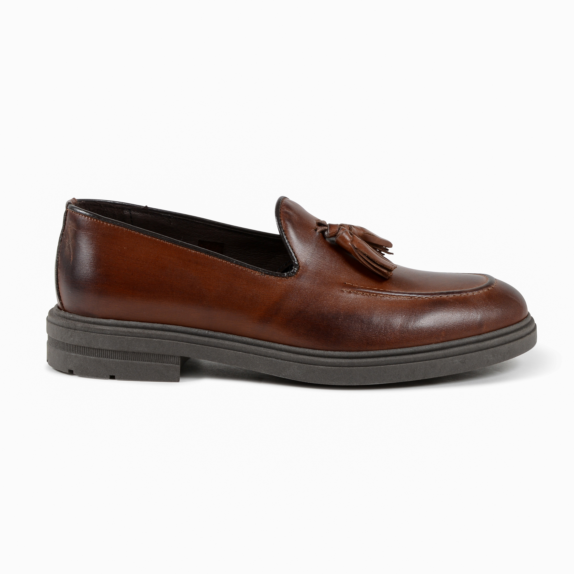 Mocassino Uomo 19V69 Italia Marrone 001 P VITELLO CUOIO