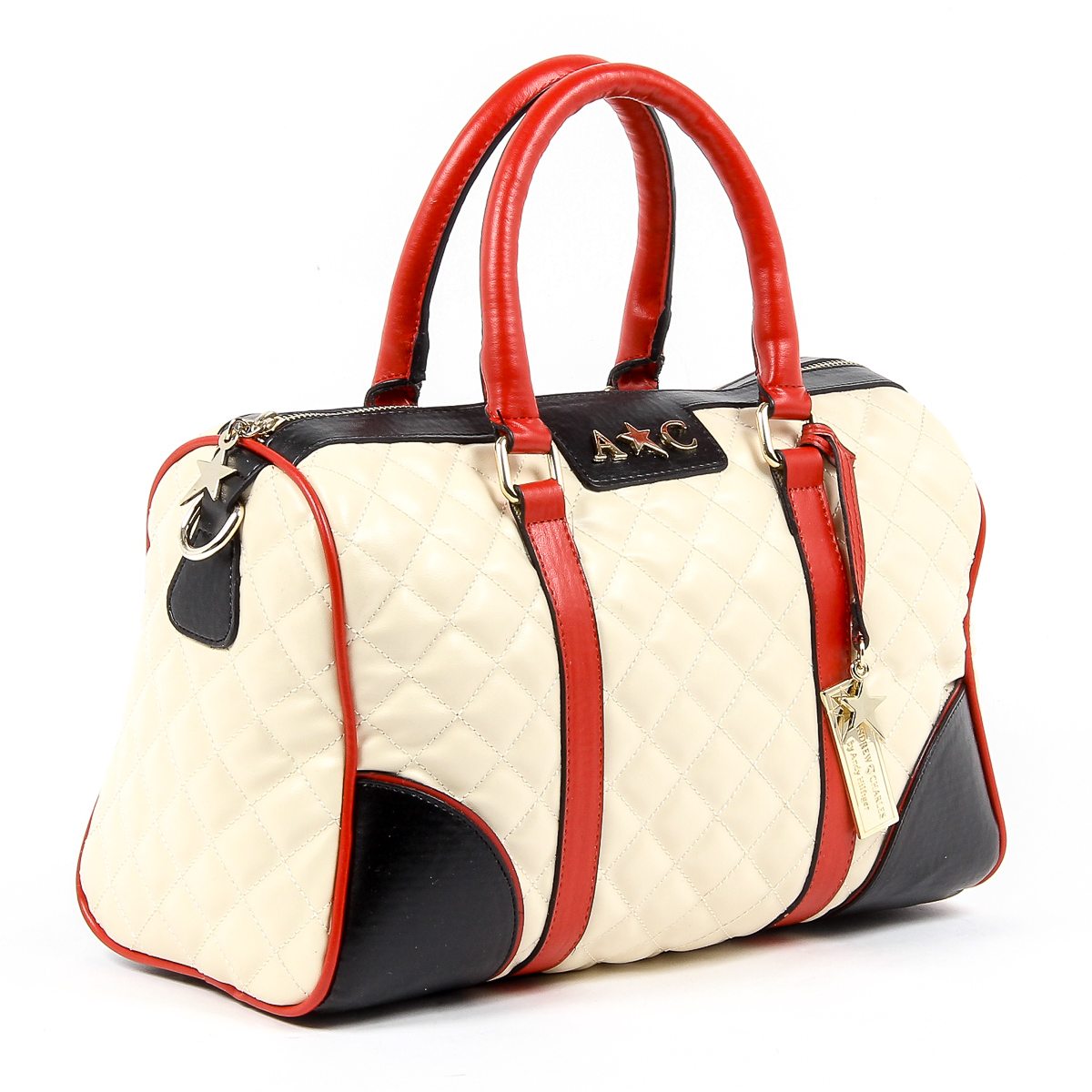 Borsa a mano da donna Andrew Charles Beige ABBIE