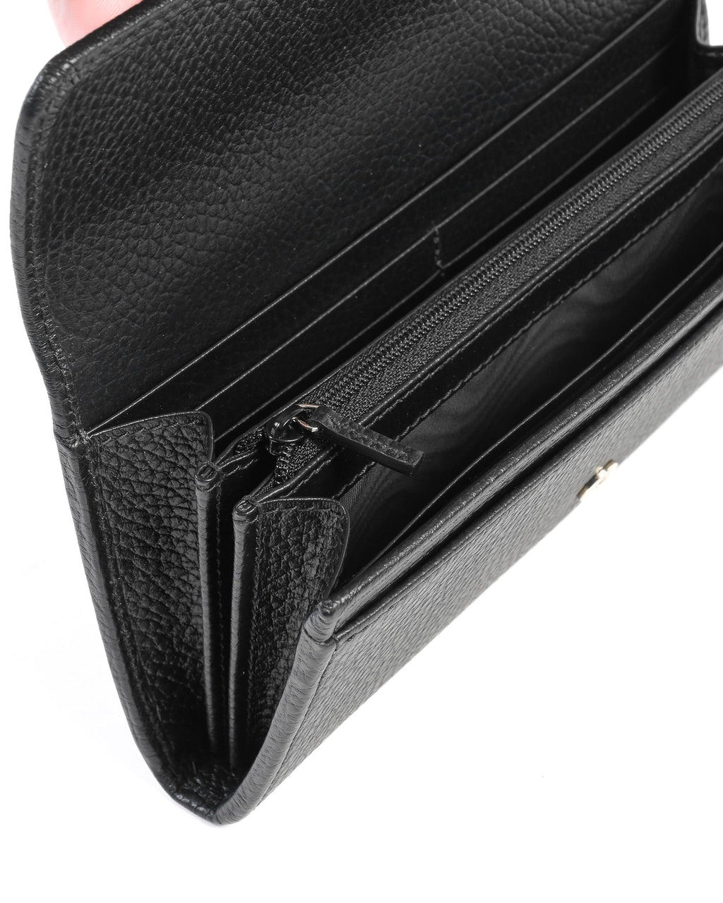 Portafoglio Gucci in pelle con chiusura a incastro 615524 CAO0G 1000