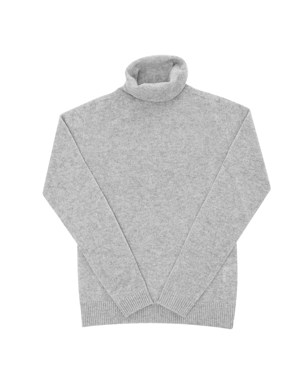 Maglione dolcevita da donna in cashmere Crown of Edinburgh COE 0021 GRIGIO CHIARO