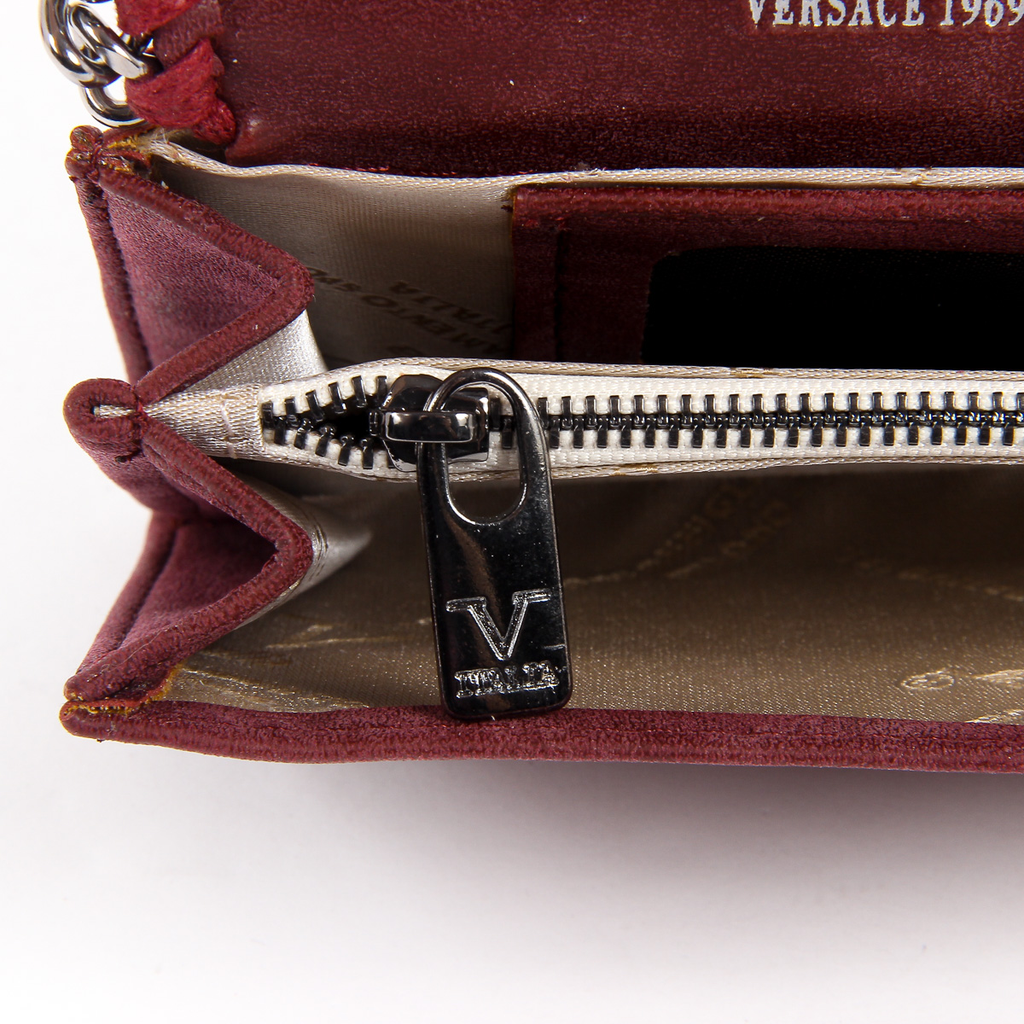 V 1969 Italia Borsa da donna rosso scuro VENUS