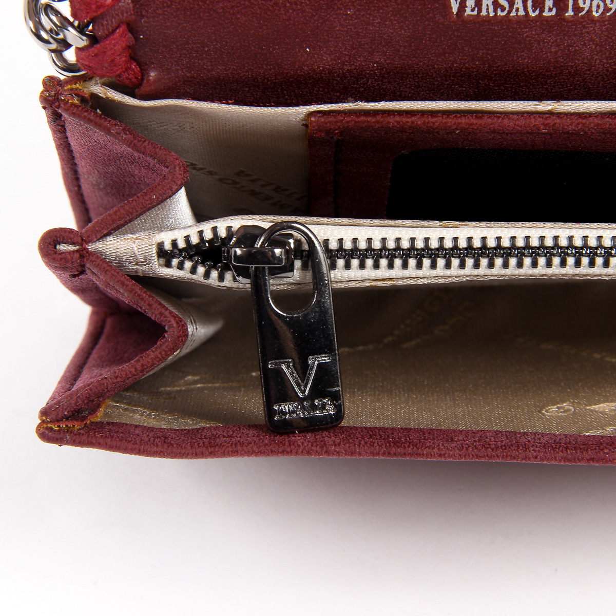 V 1969 Italia Borsa da donna rosso scuro VENUS