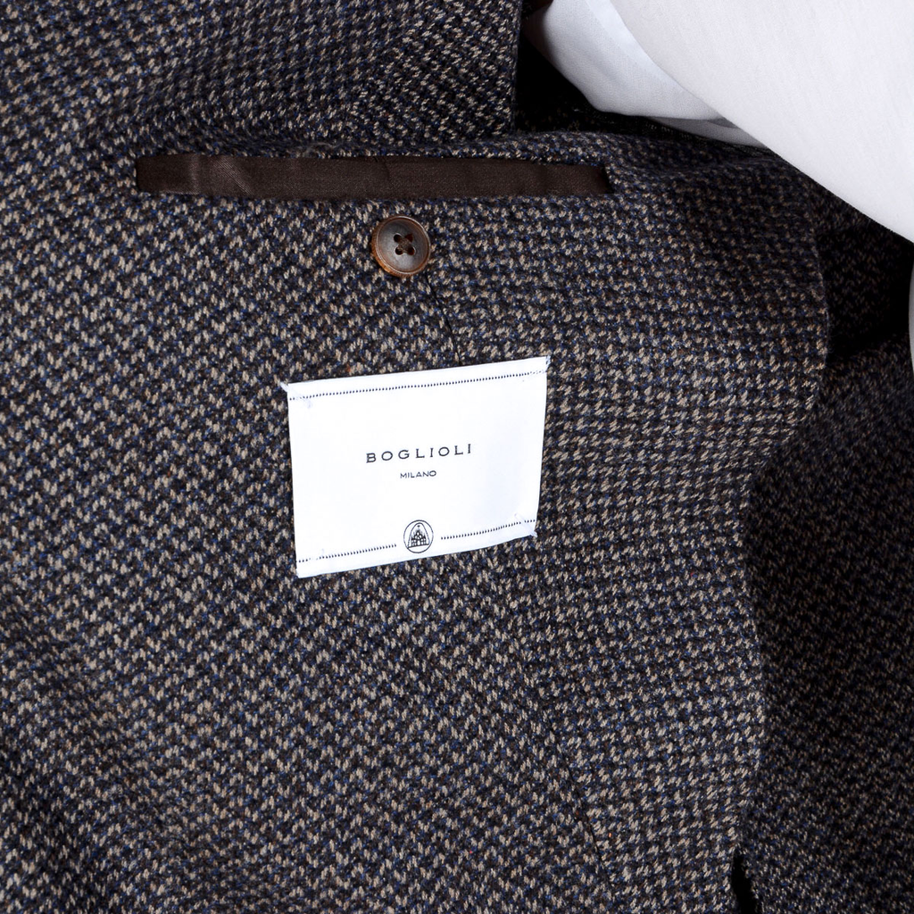 Boglioli Milano Giacca Uomo Maniche Lunghe Grigio Scuro