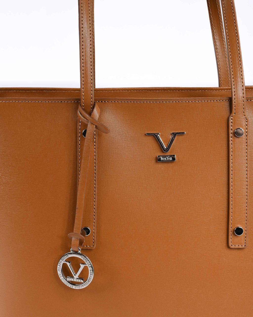 Borsa a Mano Donna V Italia CB1070 SAFFIANO CUOIO