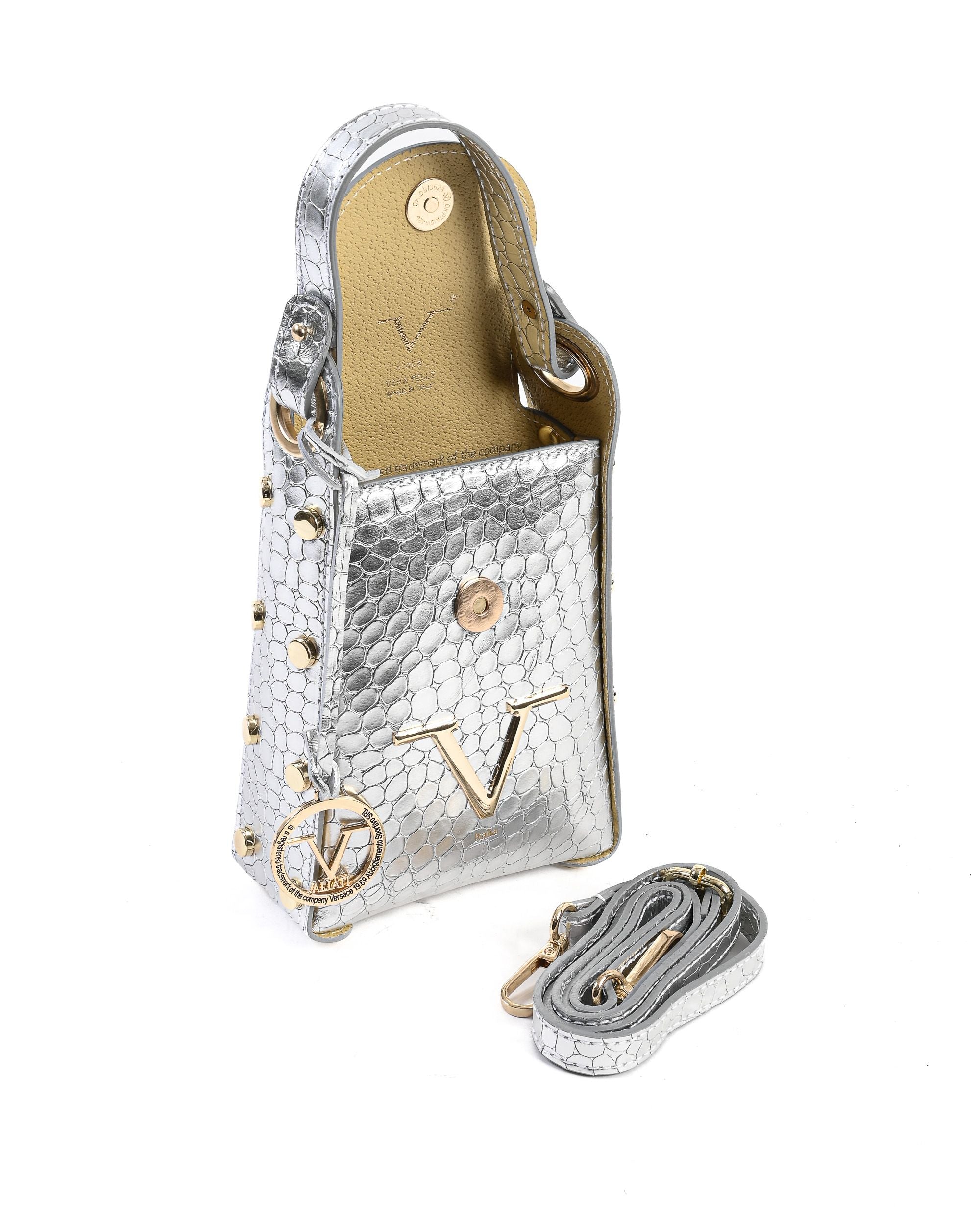 V Italia Borsa Mini Donna Argento V16-COC-SLV