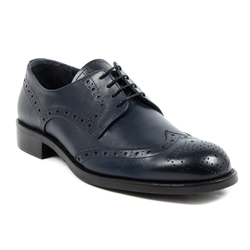 V 1969 Italia Scarpa Brogue da Uomo Blu VERNON