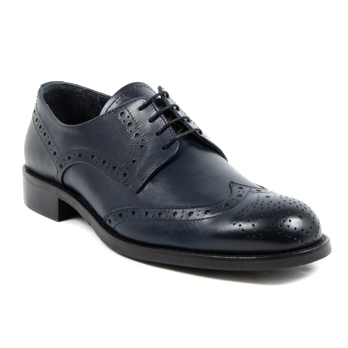 V 1969 Italia Scarpa Brogue da Uomo Blu VERNON