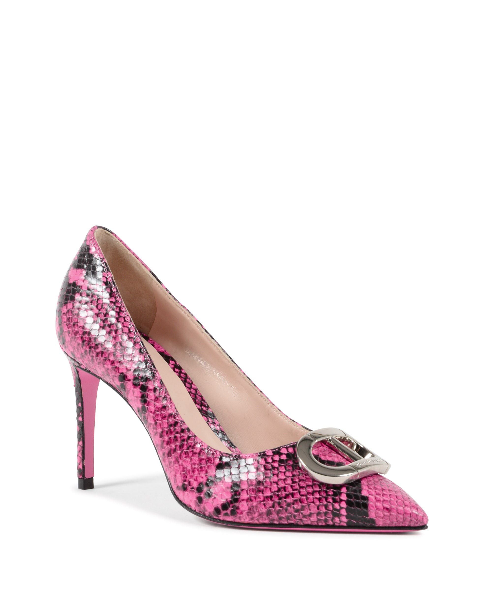 Scarpe con logo Office Party Fuxia