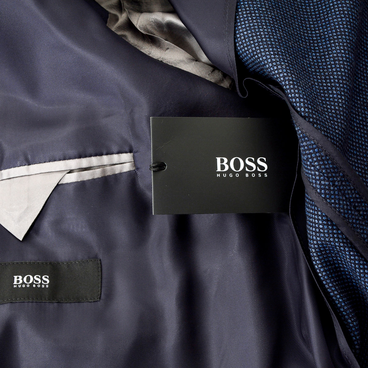 Giacca da uomo Hugo Boss a maniche lunghe blu scuro JANSON