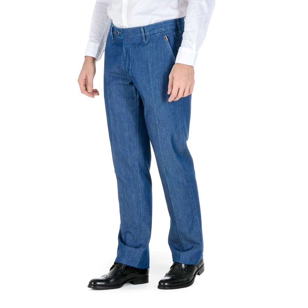 Corneliani Pantaloni Uomo Blu