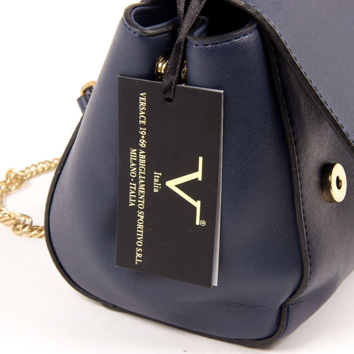 V 1969 Italia Borsa da donna blu scuro PRISCILLA