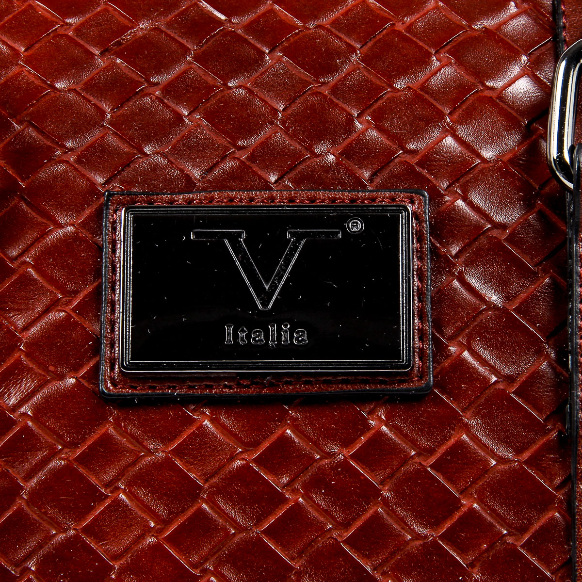 V 1969 Italia Borsa da uomo rosso scuro EVAN