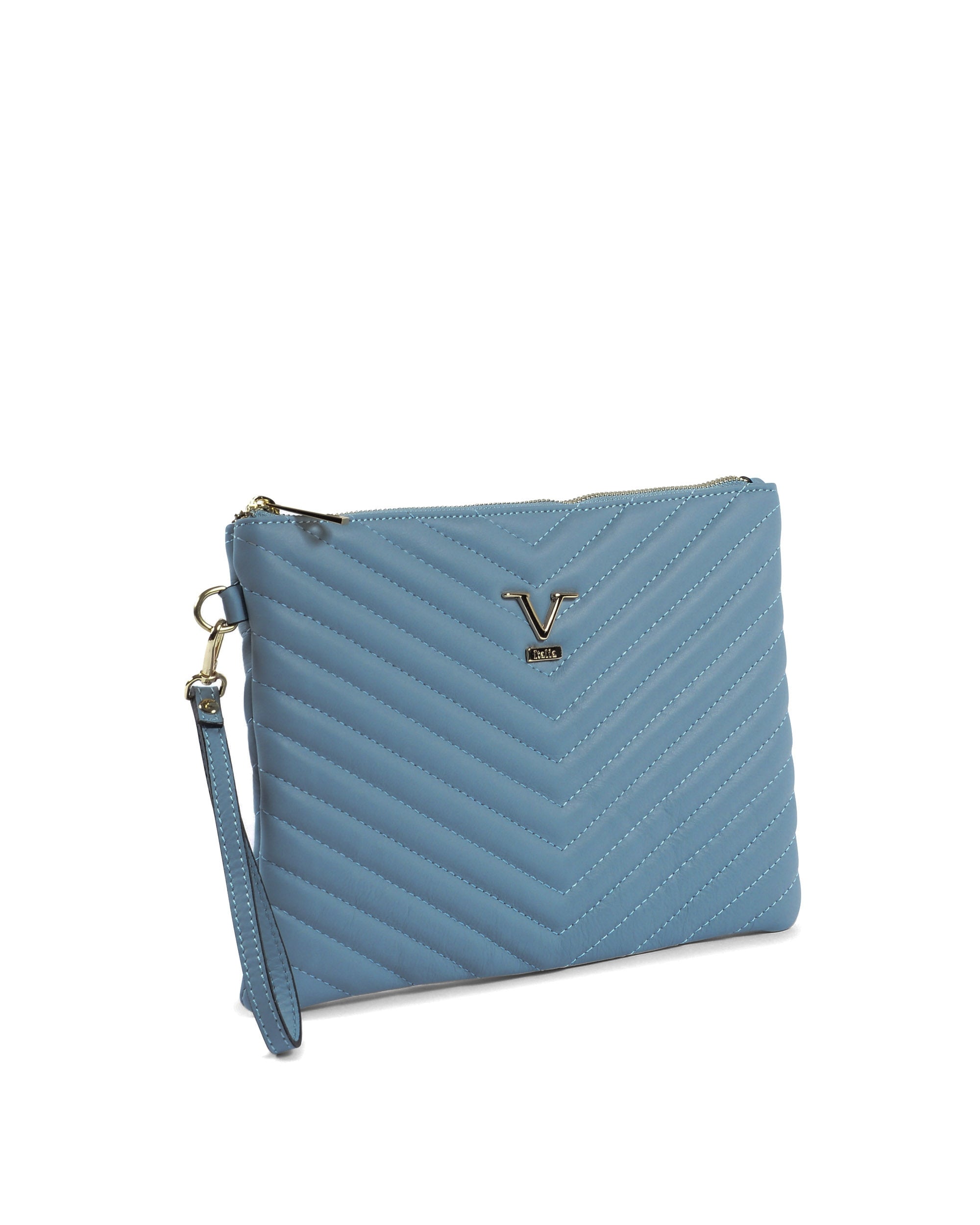 V Italia Borsa a mano da donna Azzurro chiaro V613 52 SAUVAGE AZZURRO CHIARO