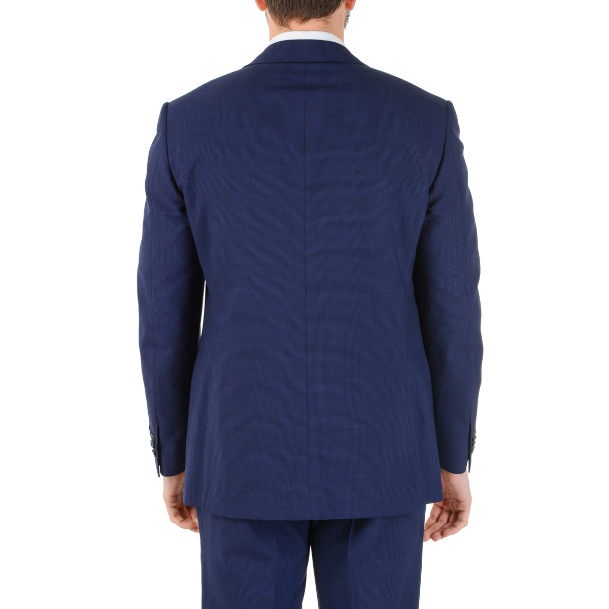 Abito da uomo Corneliani maniche lunghe blu Super 110's