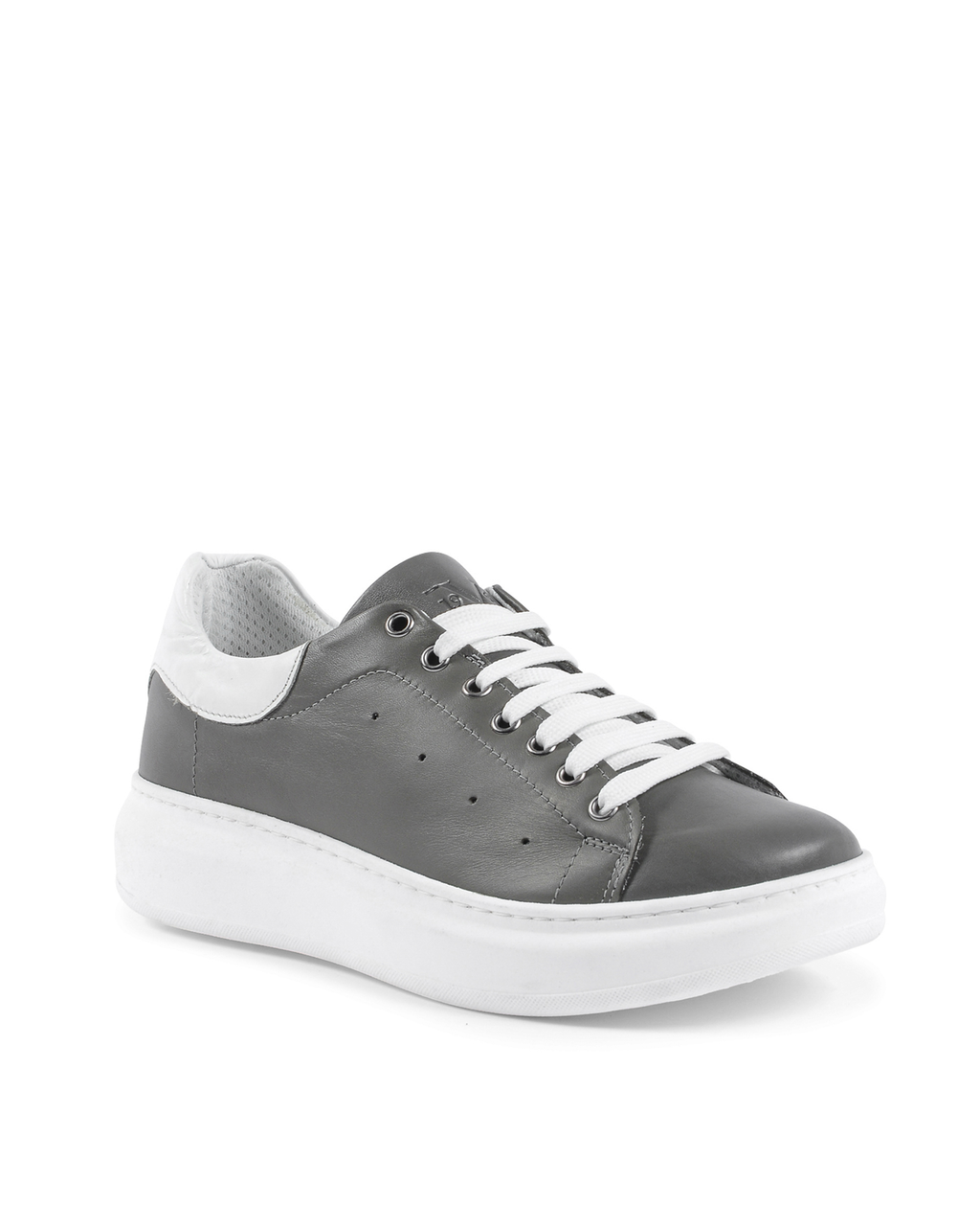 Sneaker Uomo 19V69 Italia Grigio Bianco 720 PELLE GRIGIO PELLE BIANCO