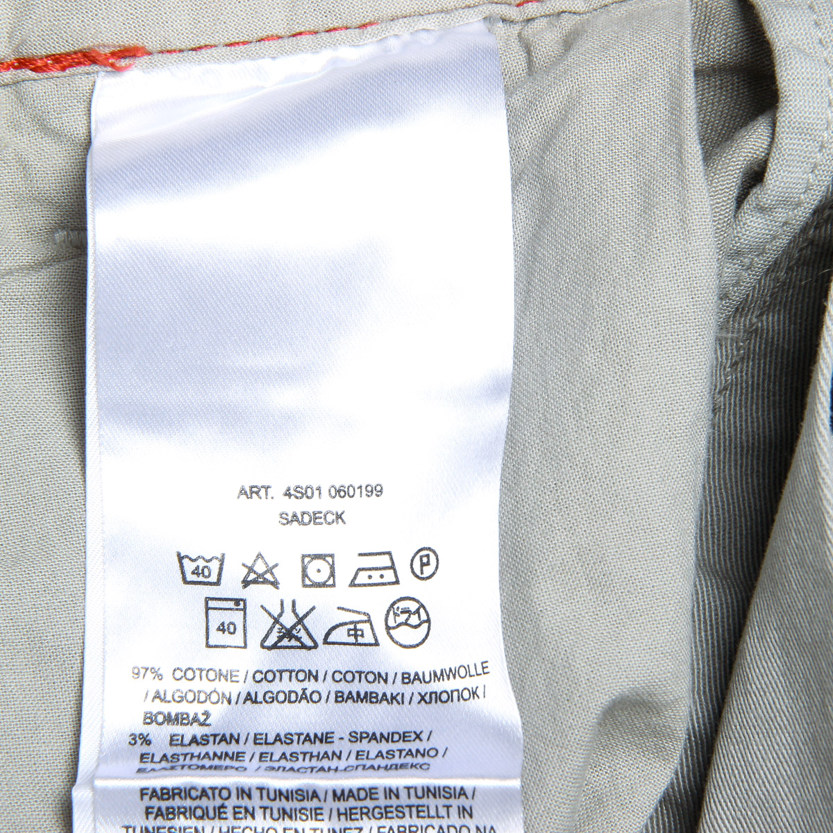 Andrew Charles Pantaloncini da uomo grigio chiaro SADECK