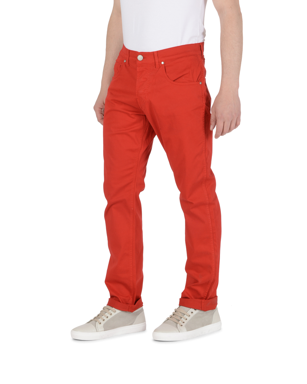 Pantaloni da uomo Andrew Charles Regular Fit FRANK RED