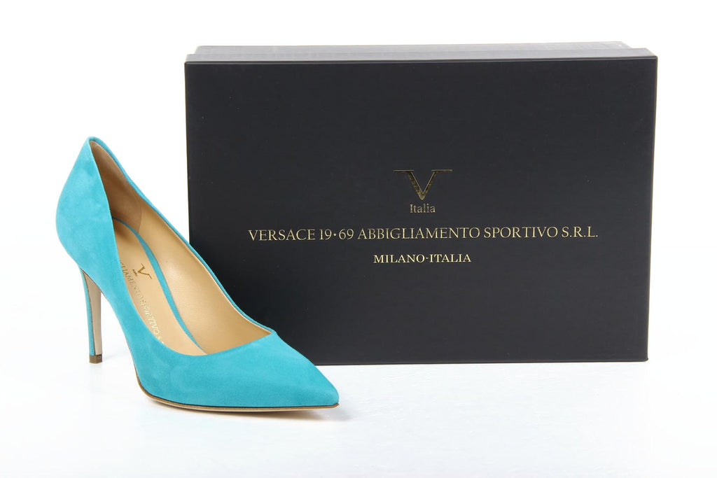 V 1969 Italia Décolleté da donna 29203 CAMOSCIO SMERALDO