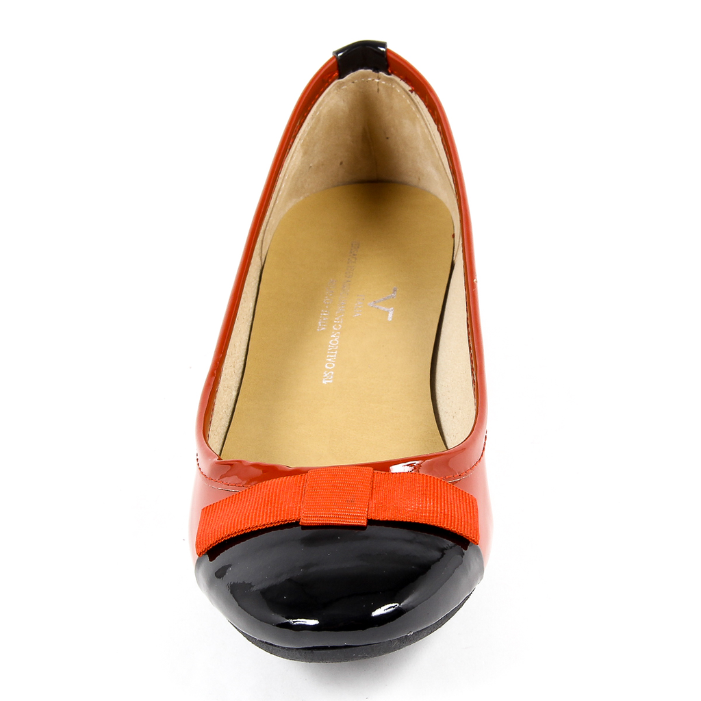 V 1969 Italia Womens Ballerina Red GEMMA