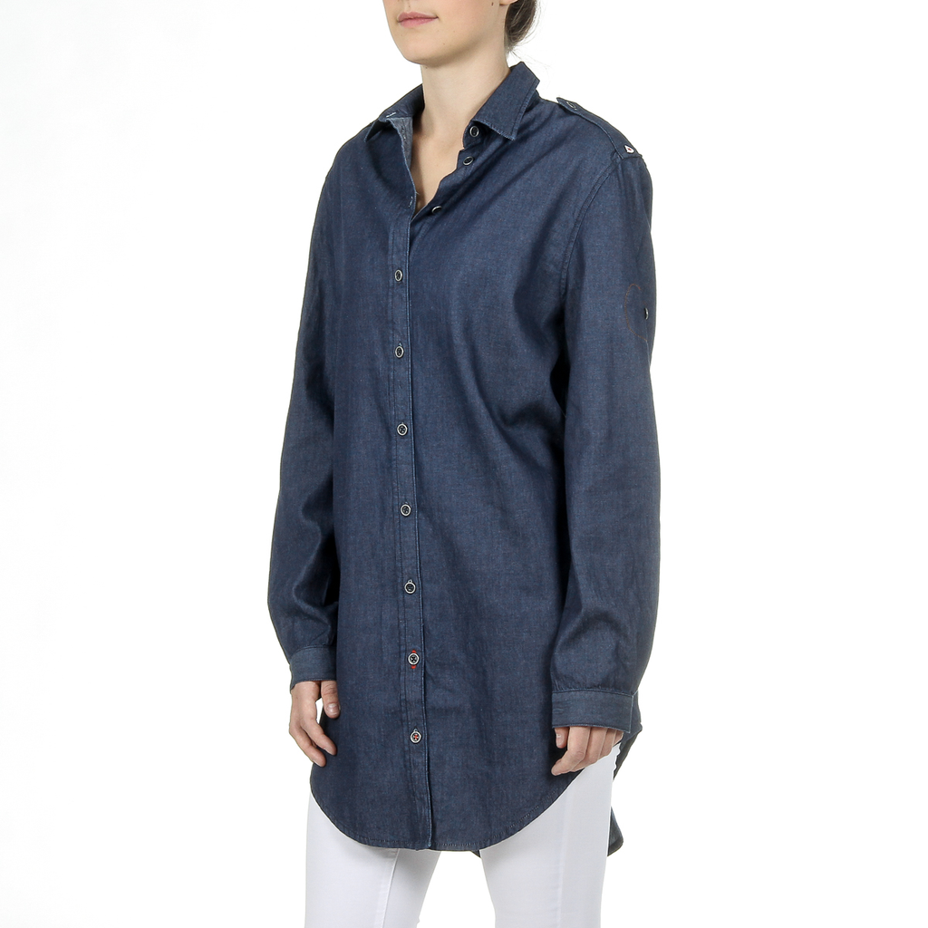 Camicia da donna Andrew Charles a maniche lunghe in denim CAMILIA