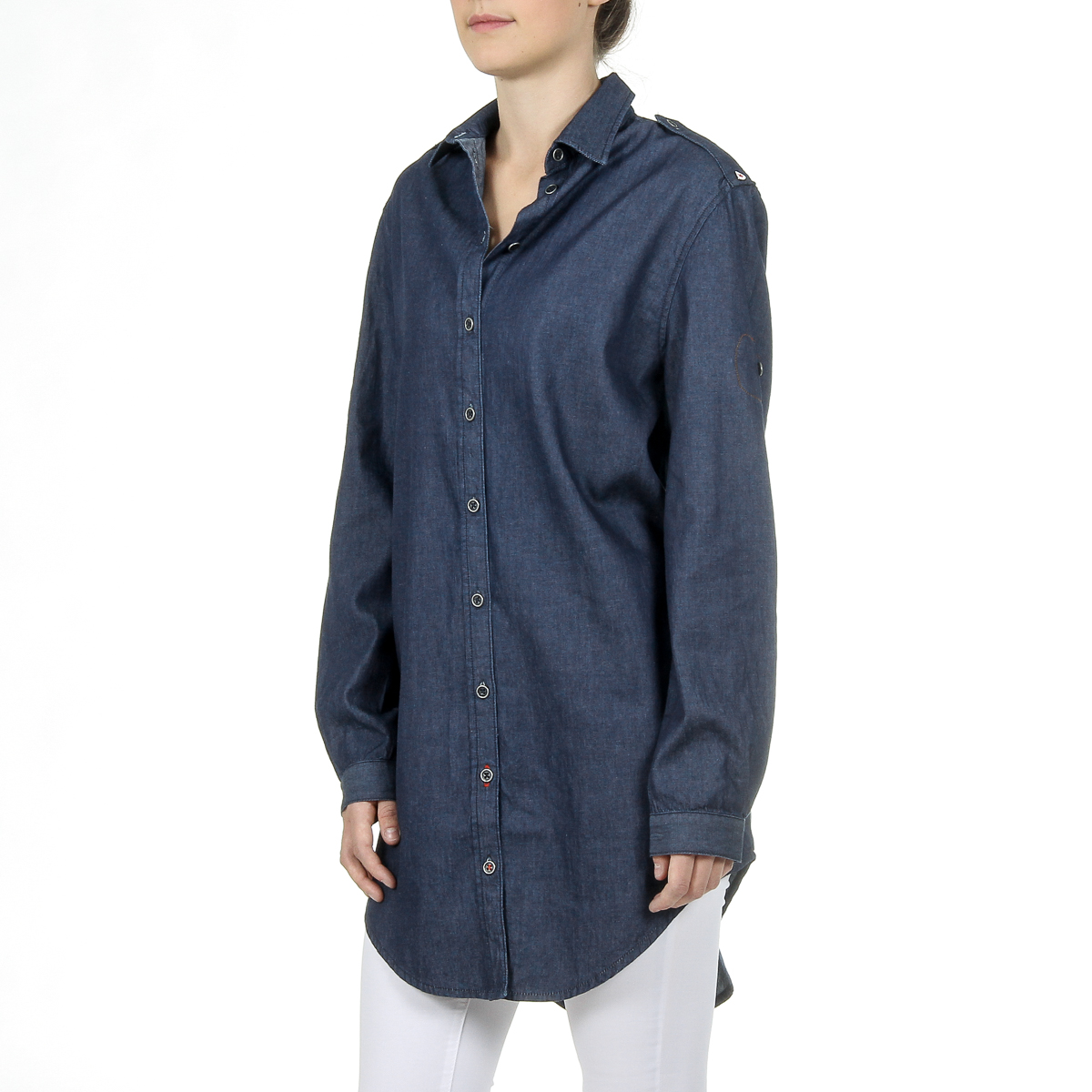 Camicia da donna Andrew Charles a maniche lunghe in denim CAMILIA