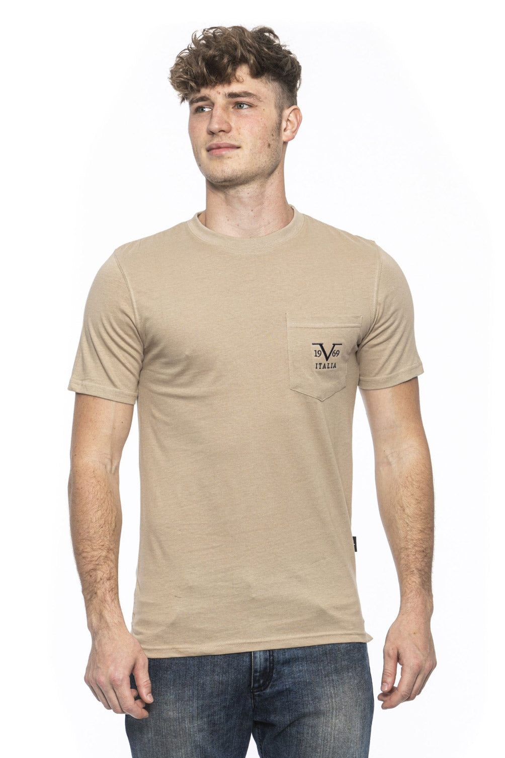 19V69 Italia T-Shirt Uomo Beige IVAN BEIGE
