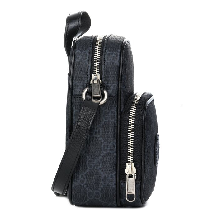Borsa a tracolla Gucci GG Supreme nera