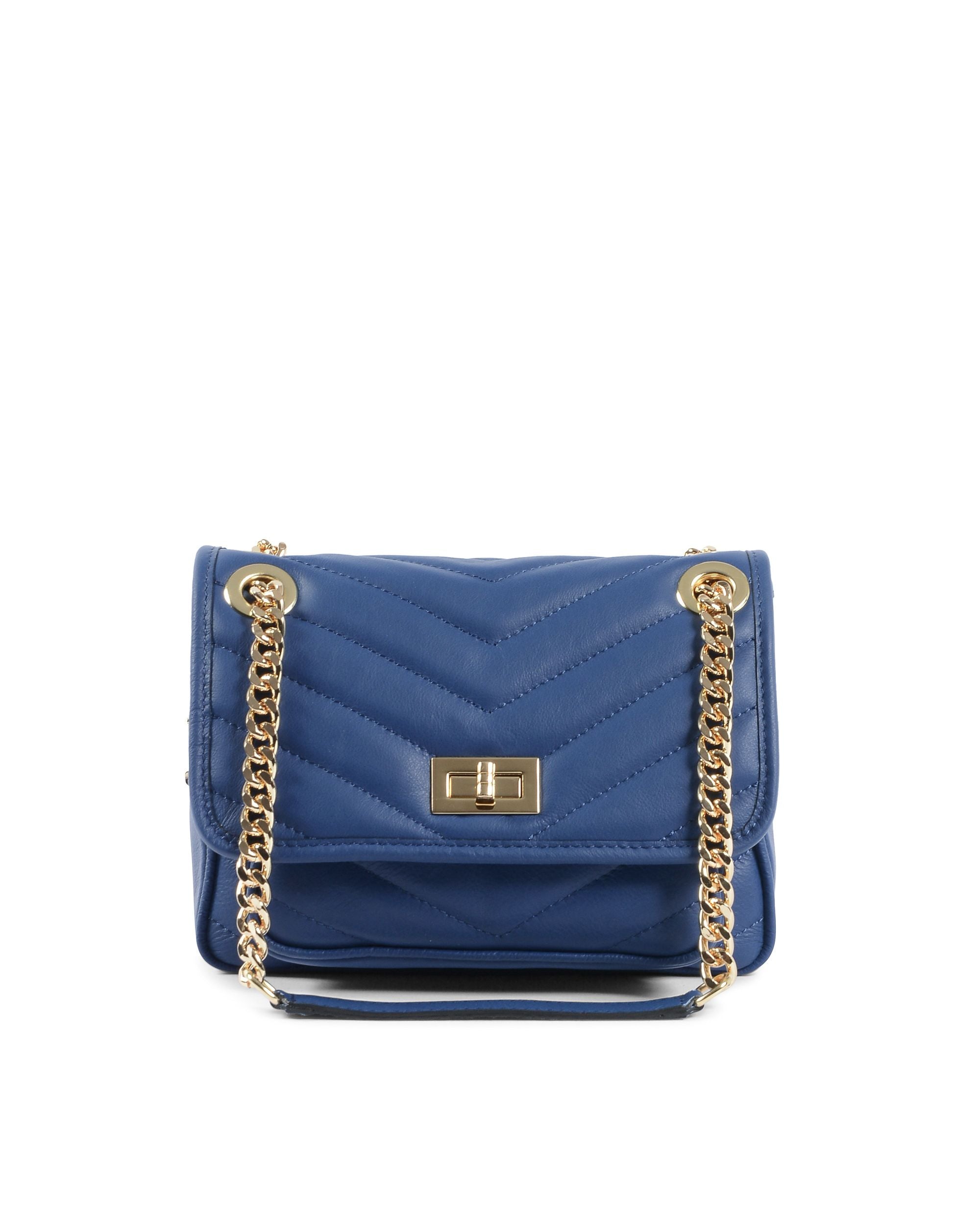 Borsa Donna V Italia Blu 10507 SAUVAGE BLUETTE
