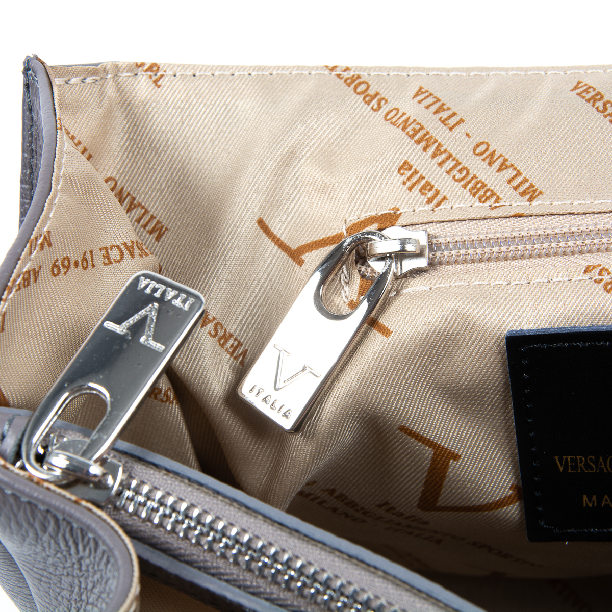 V 1969 Italia Borsa da donna grigia ELLY