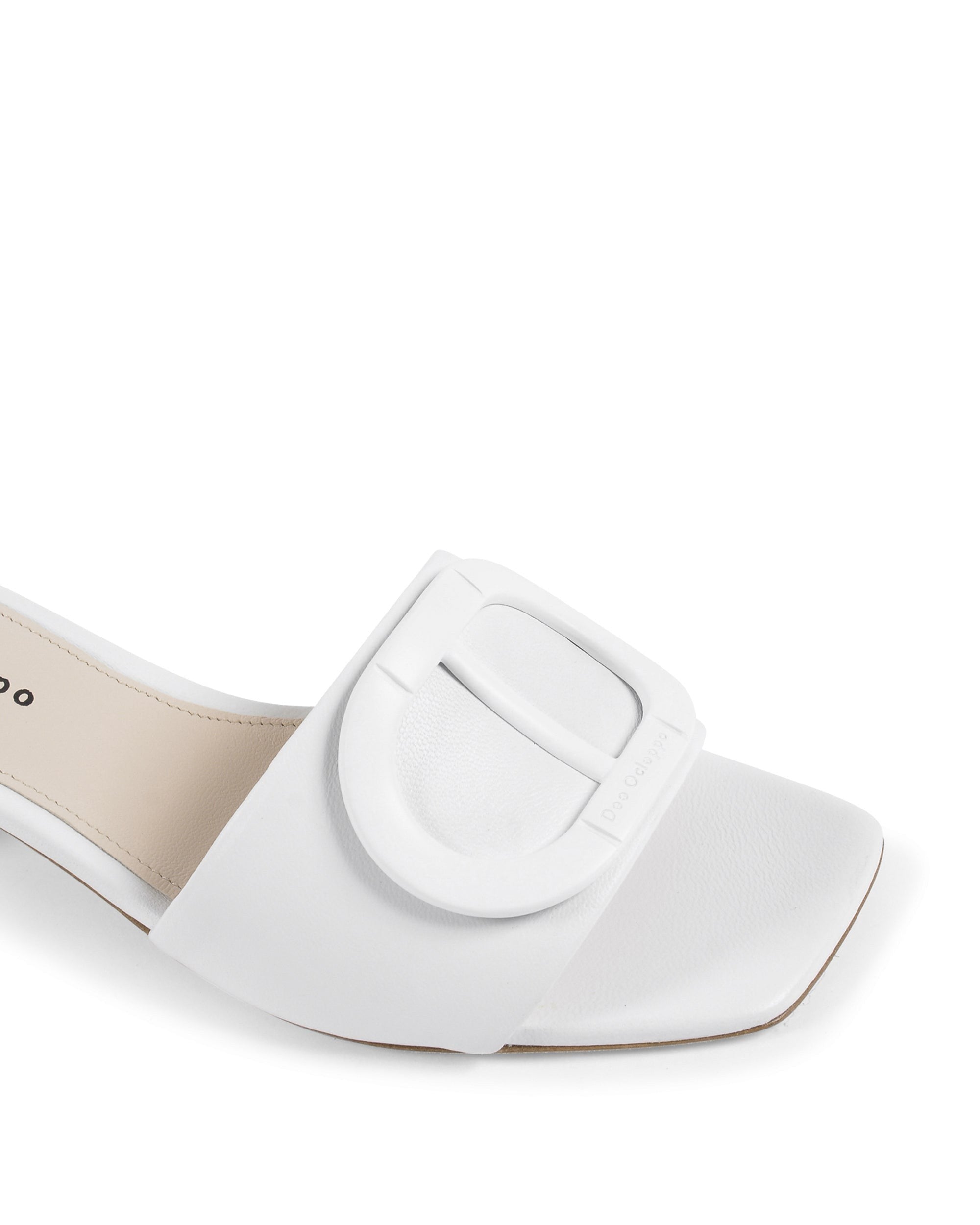 Dizzy Logo Mule - Bianco