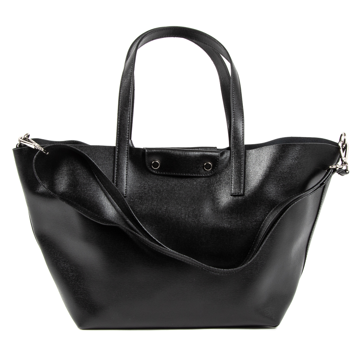 V 1969 Italia Borsa da donna nera JERSEY