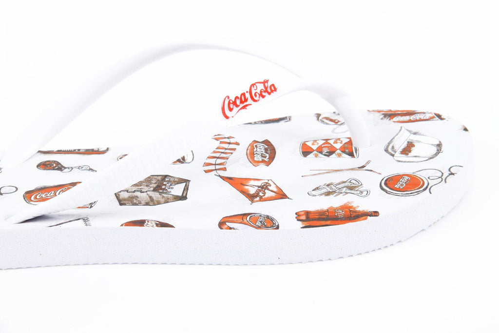 Infradito da donna Coca Cola CCA0636 ACE WHITE