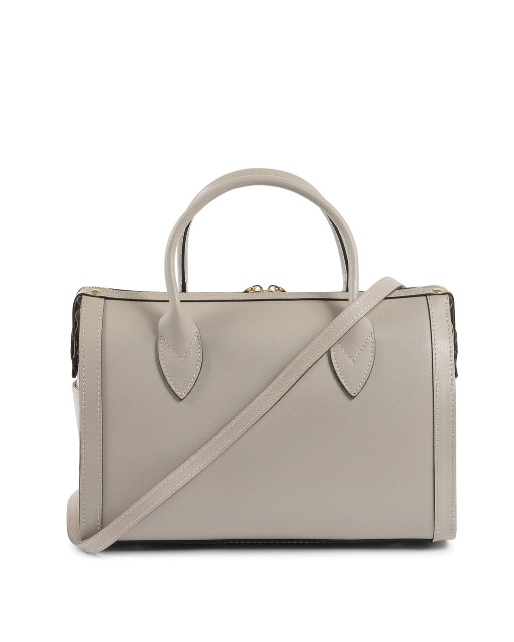 V Italia Borsa da donna Taupe V014-G PALMELLATO TAUPE