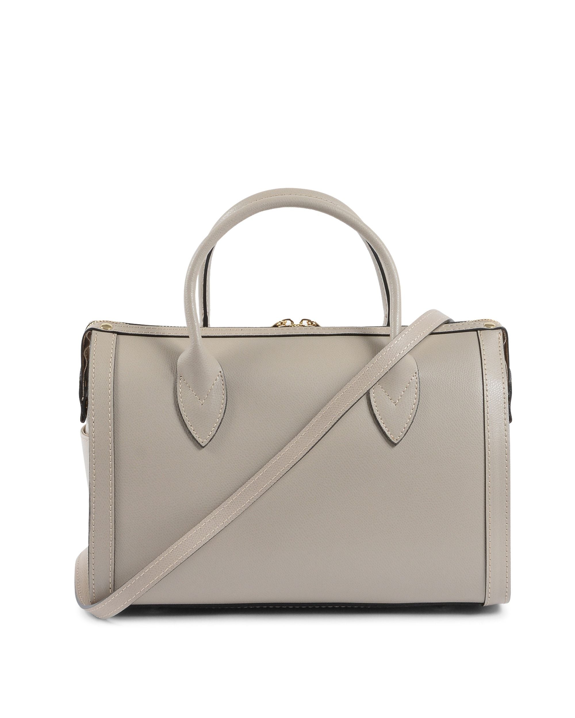 V Italia Borsa da donna Taupe V014-G PALMELLATO TAUPE