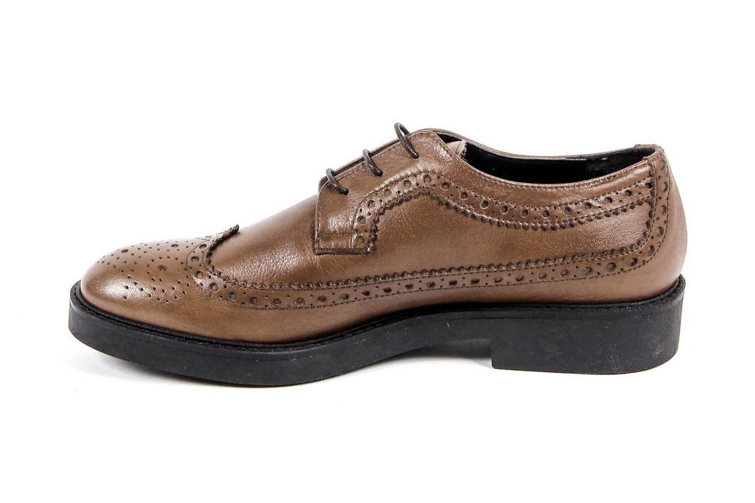 V 1969 Italia Womens Brogue Shoe B1670 VITELLO BROWN