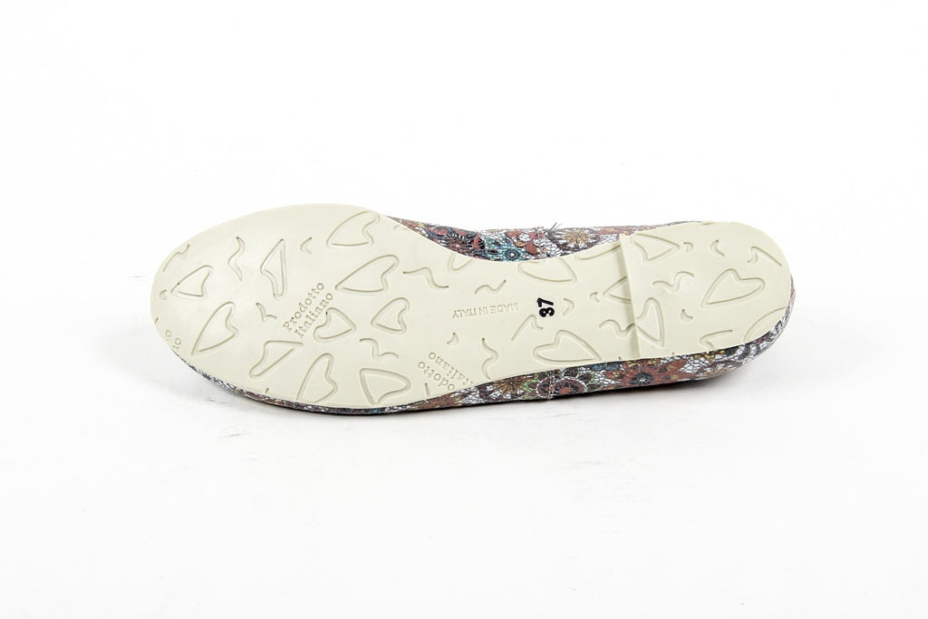 V 1969 Italia Ballerina da donna E08 FIORE GRIGIO