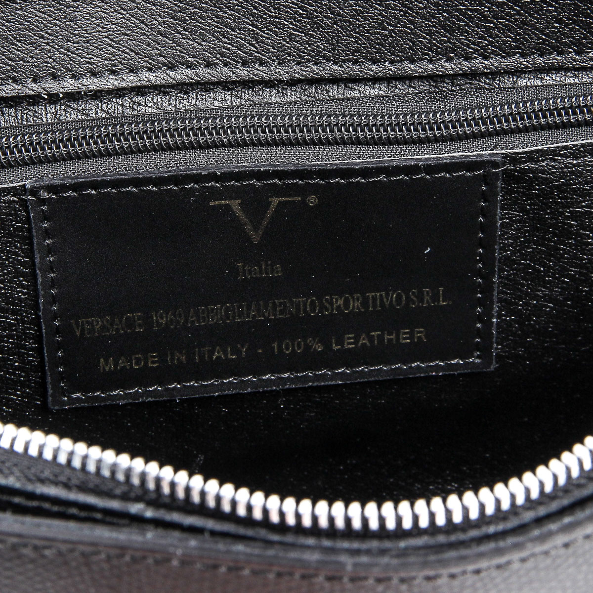 Borsa da donna V 1969 Italia V020-S PALMELLATO NERO