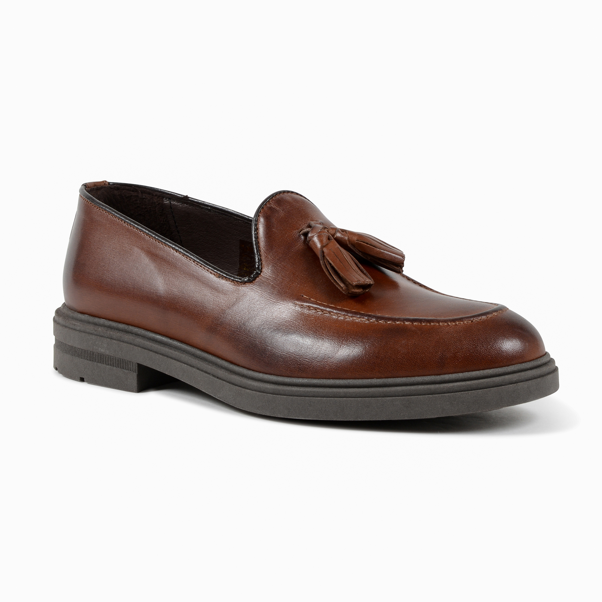 Mocassino Uomo 19V69 Italia Marrone 001 P VITELLO CUOIO