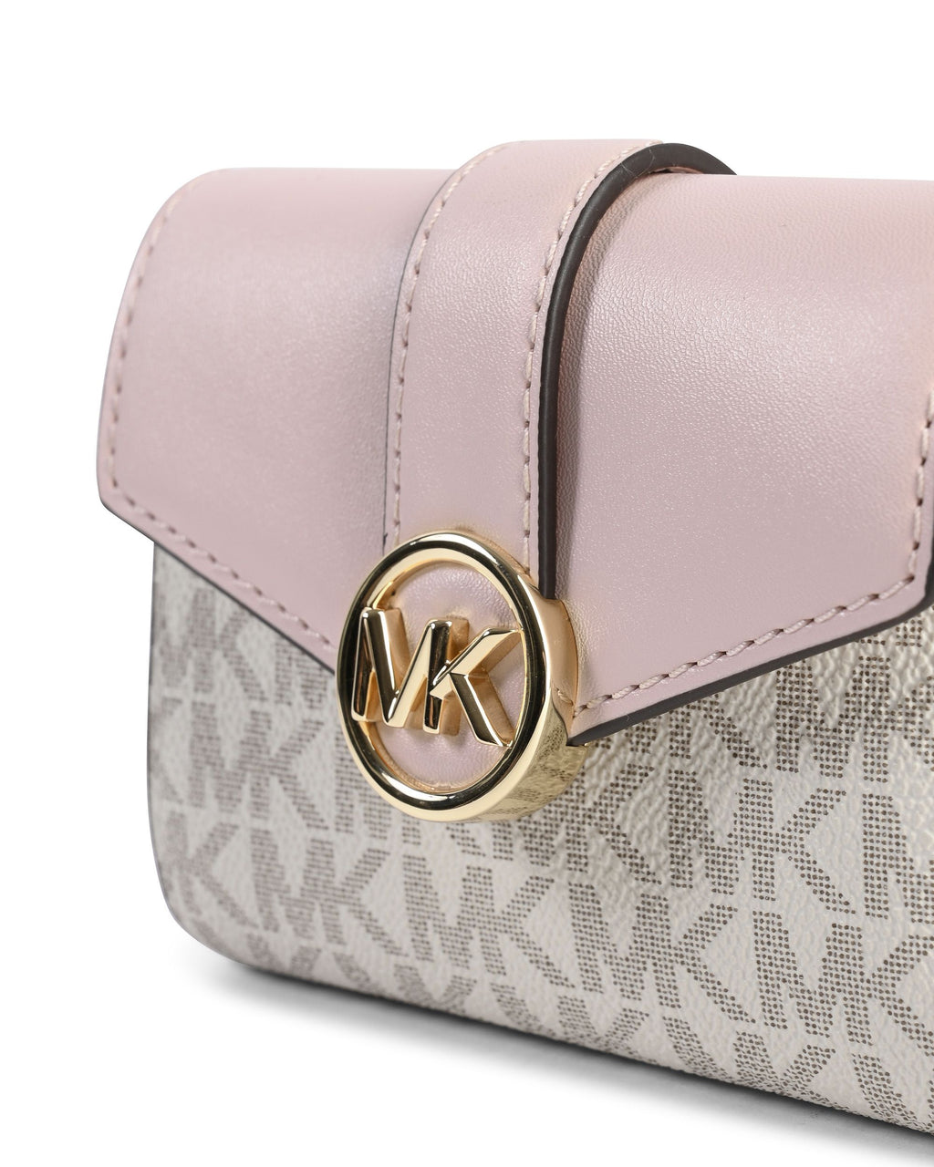 Portafoglio bifold con patta media Michael Kors 35S2GNMF8B PWD BLSH MLT