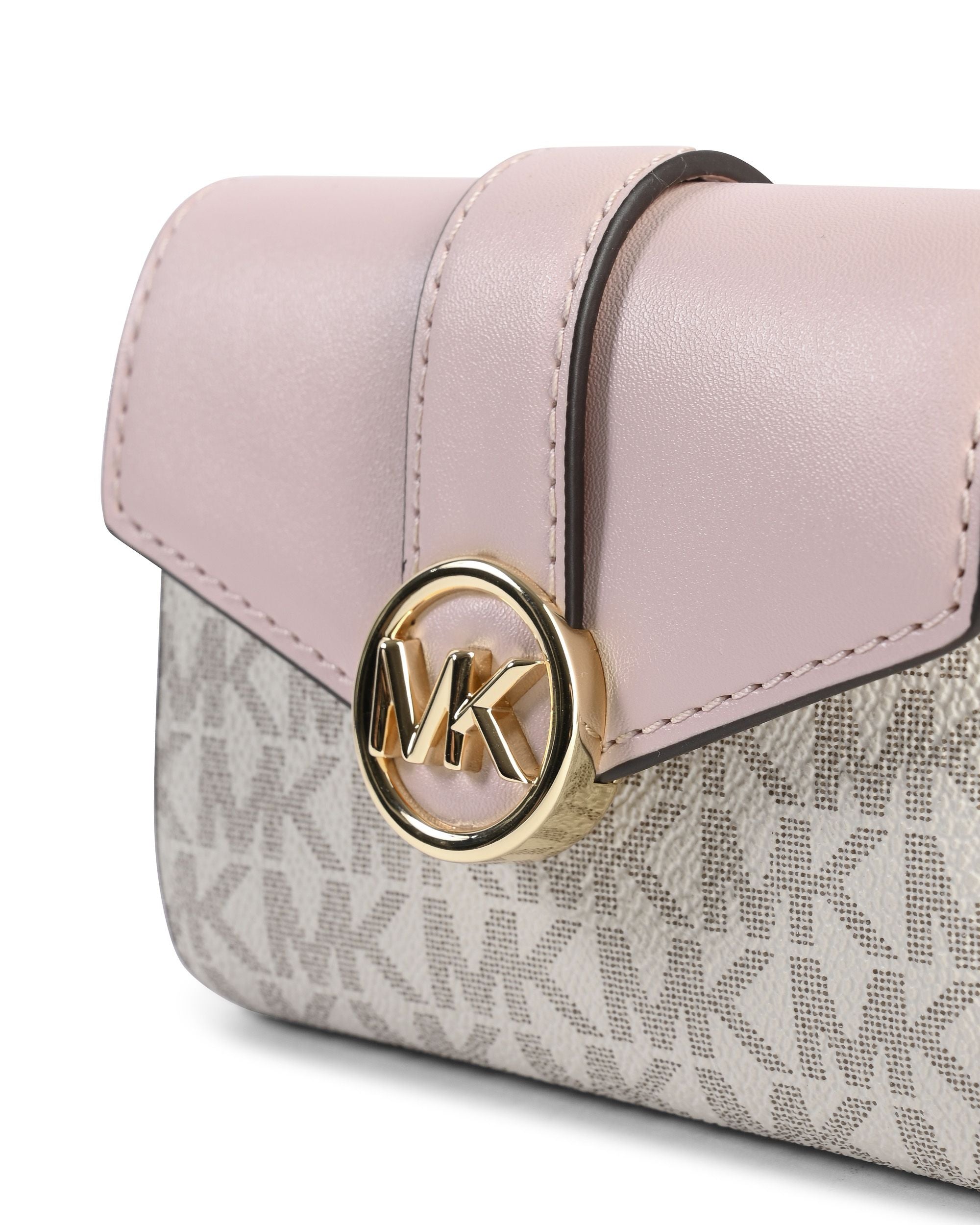 Portafoglio bifold con patta media Michael Kors 35S2GNMF8B PWD BLSH MLT