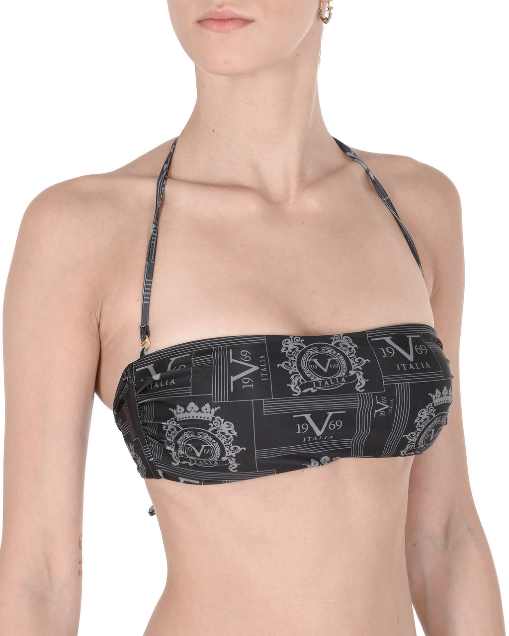 19V69 Italia Top da bagno da donna VSC1WTP11 NERO