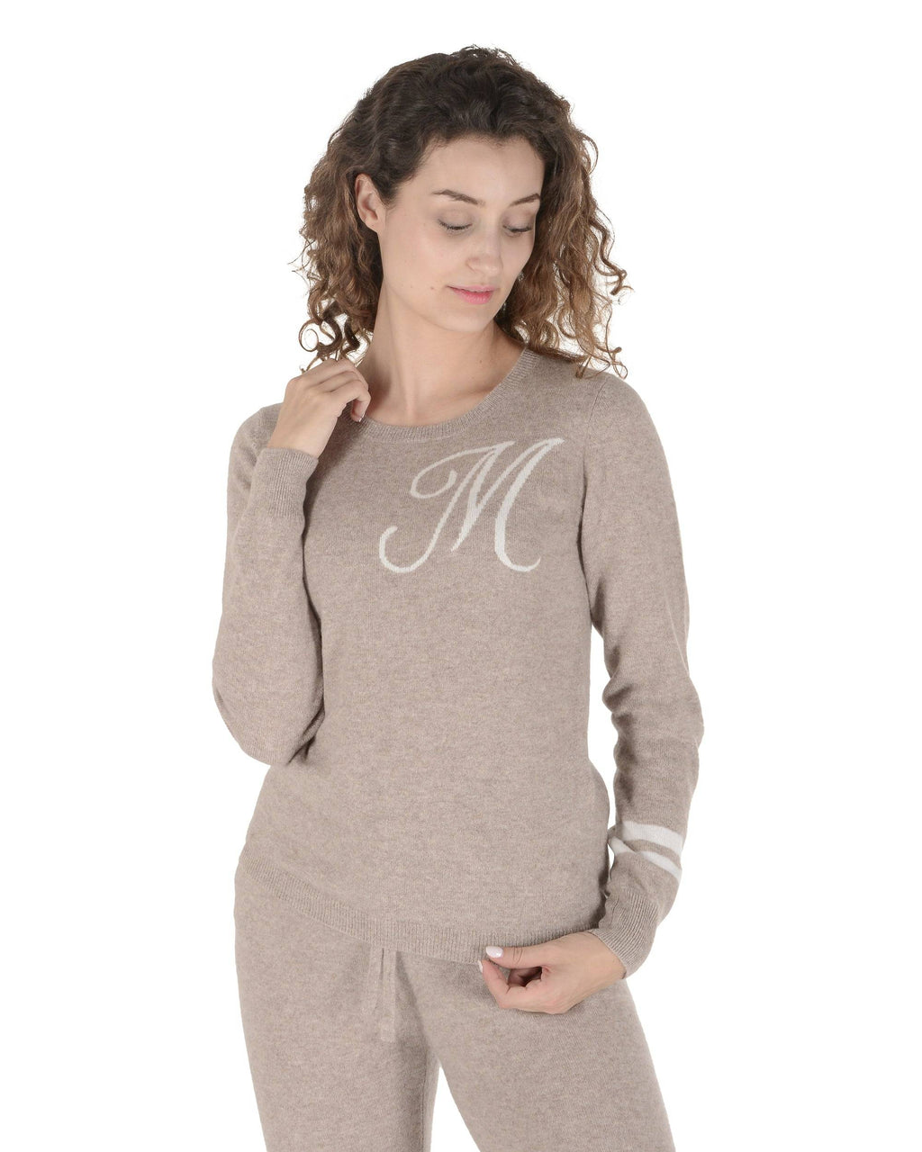 Maglione girocollo Dee Ocleppo STOCKBRIDGE CAMEL K