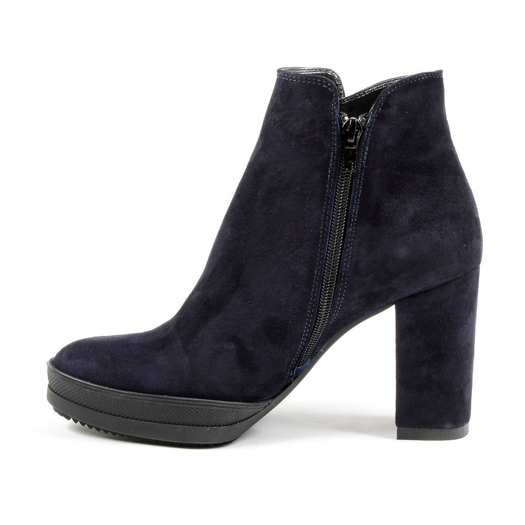 Stivaletti con tacco da donna Andrew Charles Blu SHERYL