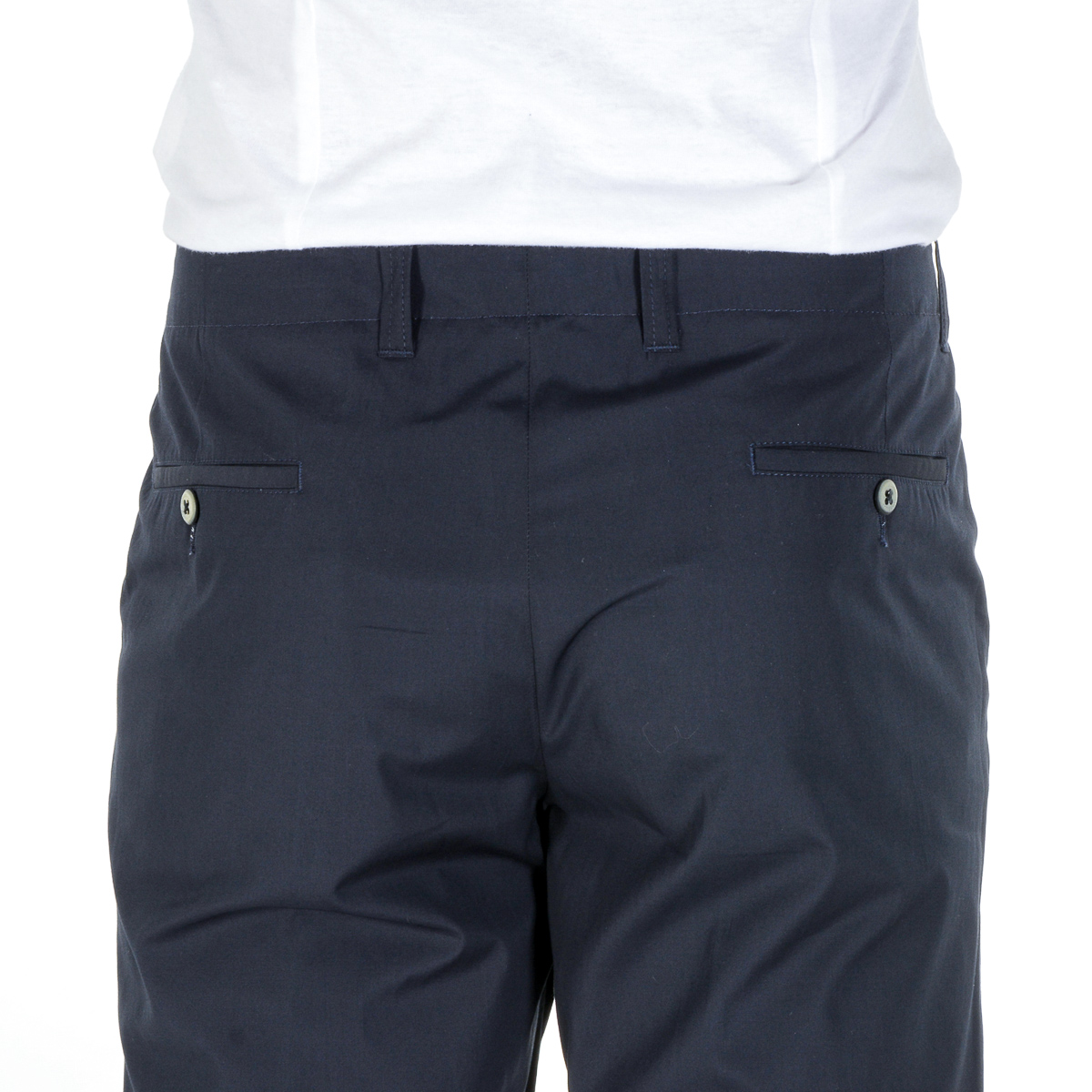 Corneliani Pantaloni Uomo Blu Scuro