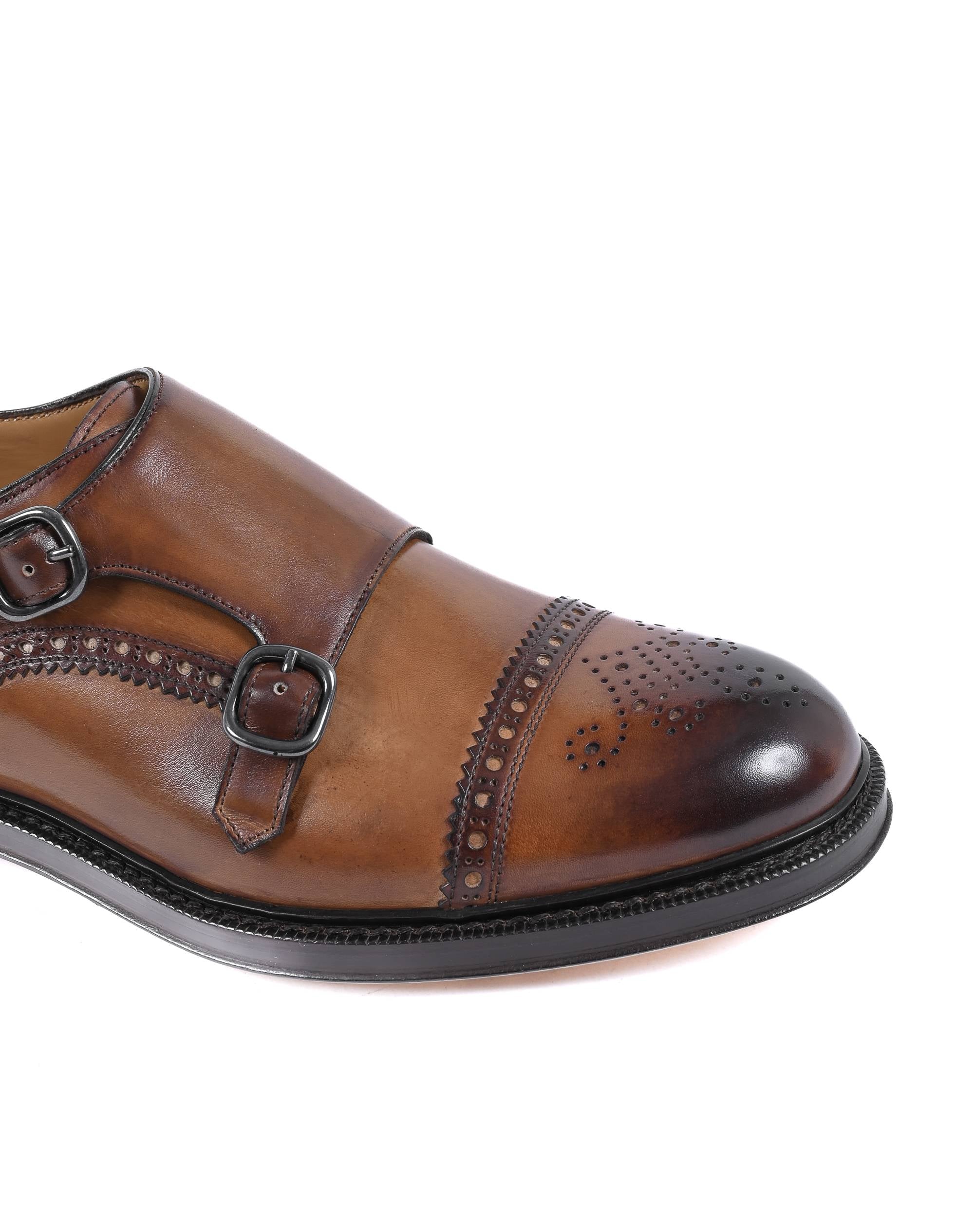 Scarpe da uomo Dee Ocleppo Monk Strap F3745 VIT MUSICA LUC NICOL