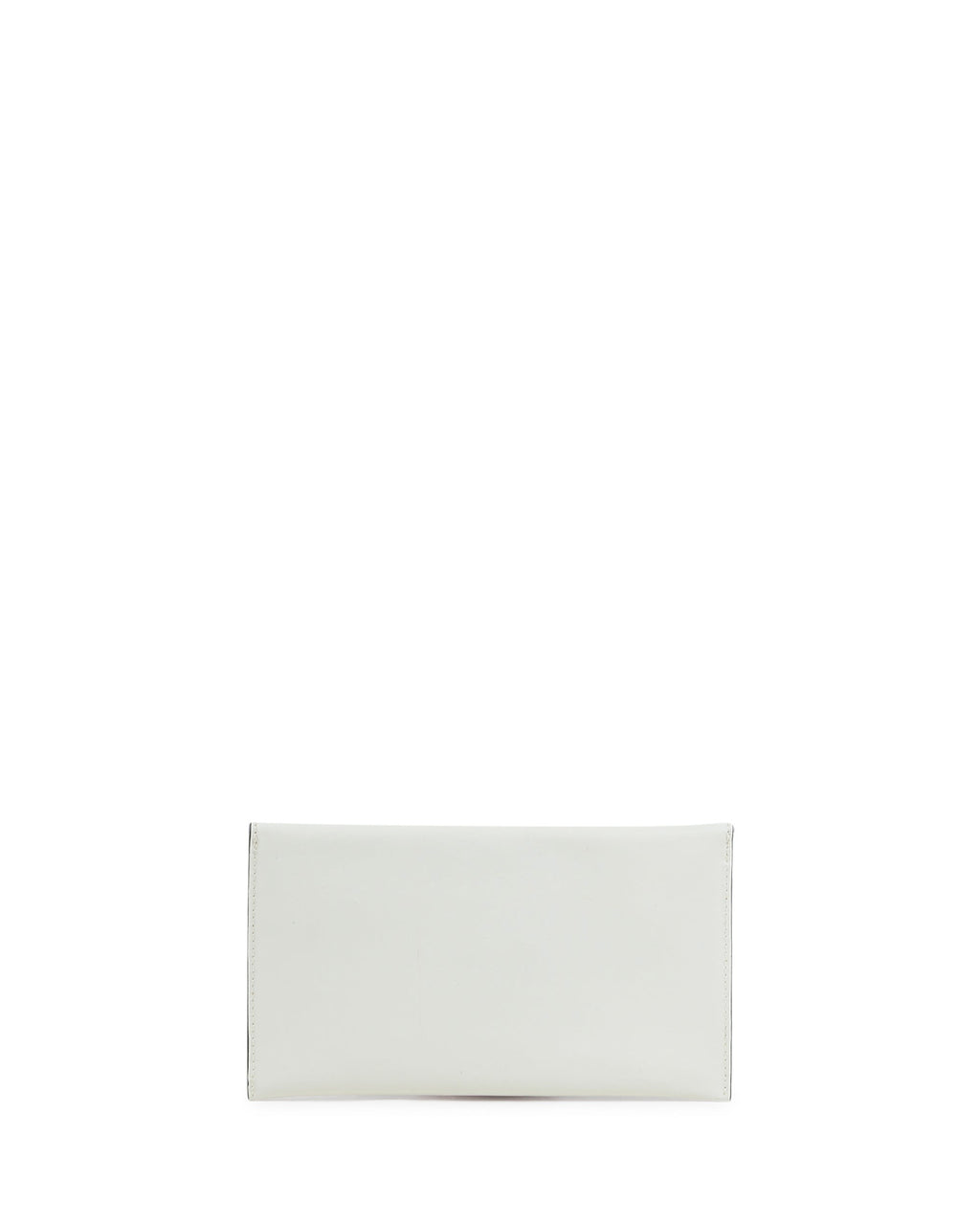 Pochette in pelle bianca