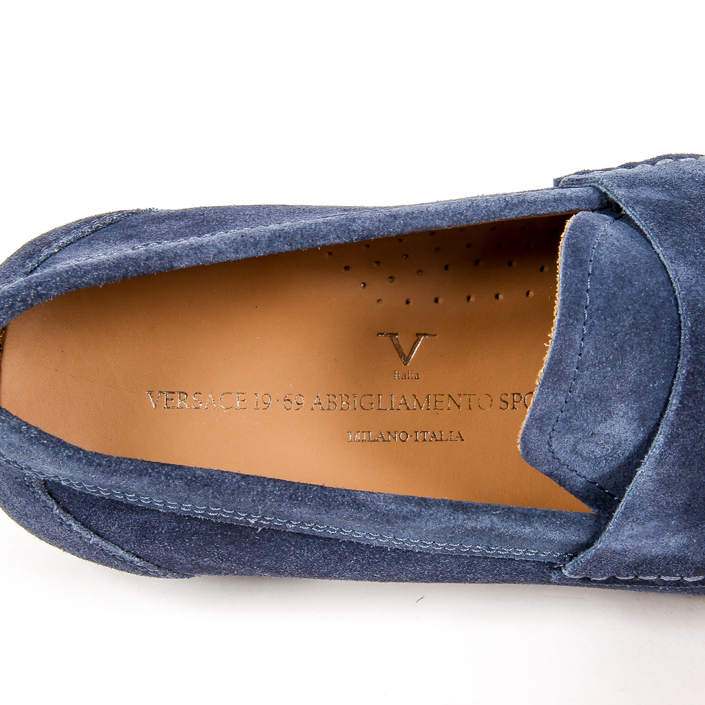 V 1969 Italia Mocassino Uomo Blu LEONARDO