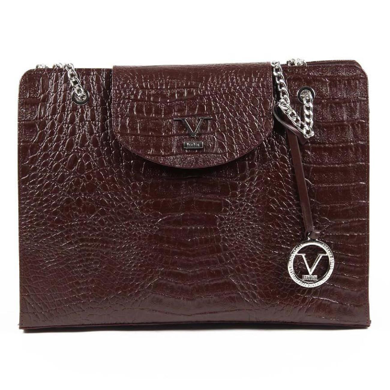 V 1969 Italia Borsa da donna ARC02 GRETA COCCO BORDEAUX