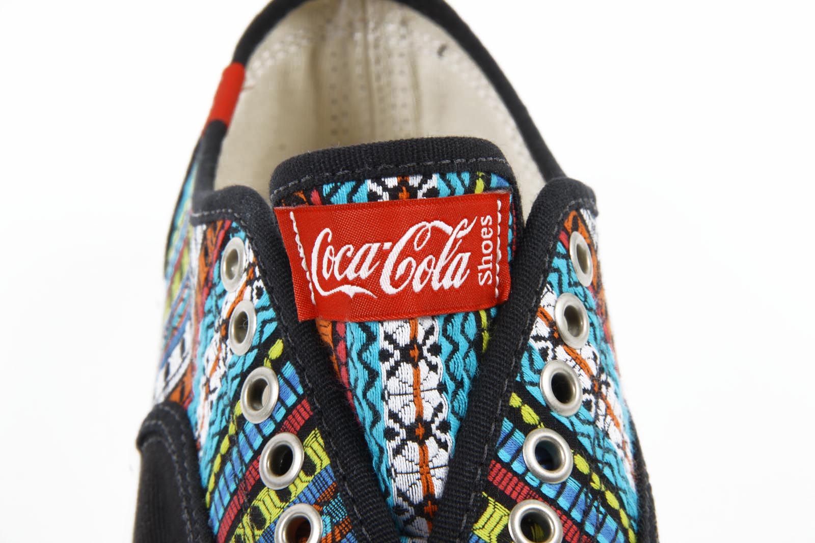 Sneakers da donna Coca Cola CCA0713 KICK ETNIC NERO